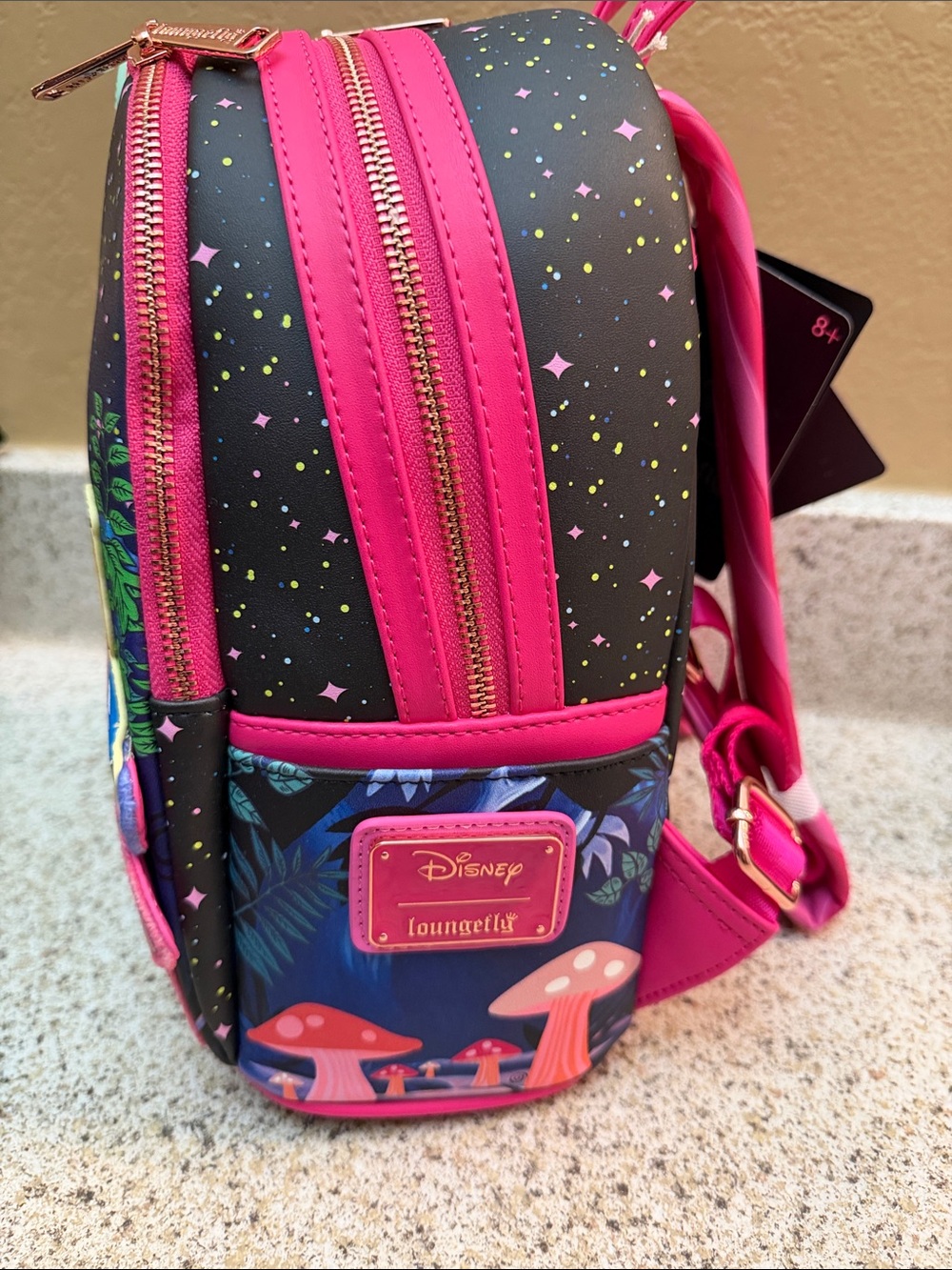 NWT Alice In Wonderland Loungefly Backpack - Picture 2 of 7